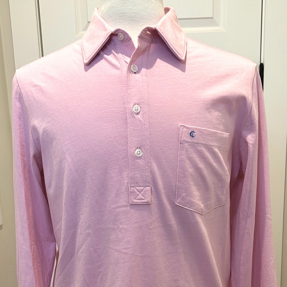 Criquet/Range Solid Long-Sleeve Polo